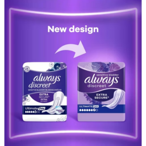 Always Discreet Incontinence Pads Plus Women Ultimate Day x12 - Image 6