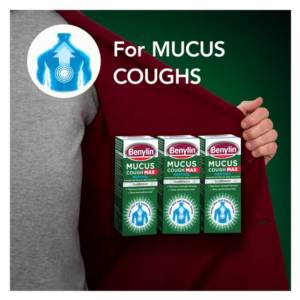 Benylin Mucus Cough Max Menthol Flavour 100mg/5ml Oral Solution 150ml1 - Image 7