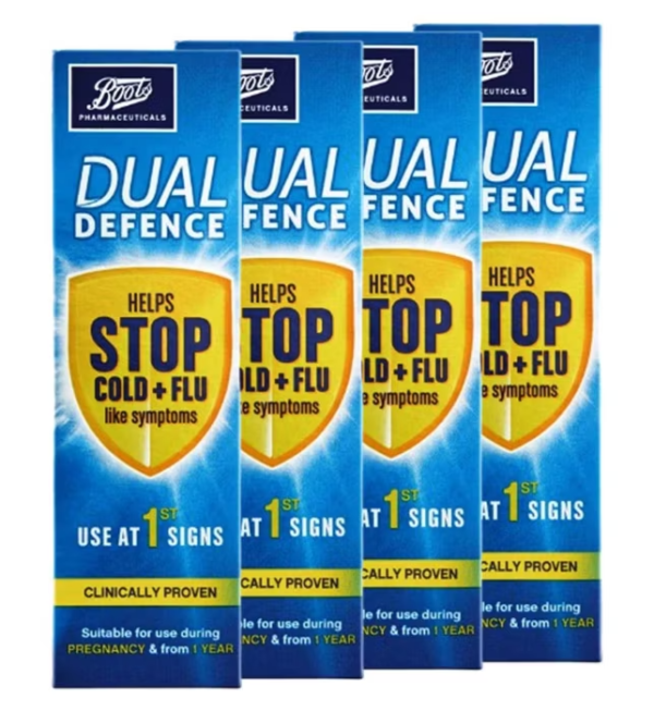 Boots Dual Defence Nasal Spray Family Bundle - 4 x 20ml