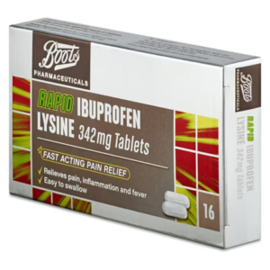 Boots Ibuprofen Lysine 342 mg Tablets - 16 tablets - Image 3