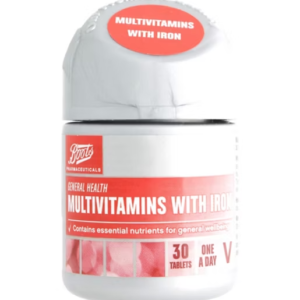 Boots Multivitamins with Iron 30 Tablets (1 month supply) - Image 3