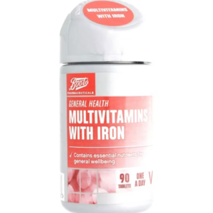 Boots Multivitamins with Iron 90 Tablets (3 month supply) - Image 3