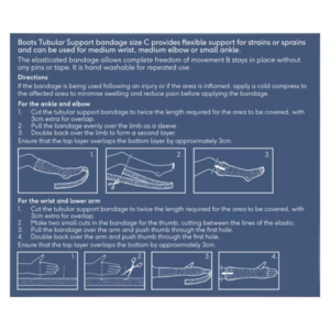 Boots Tubular Support Bandage Size C - Image 3