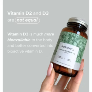 Botanycl Vegan Vitamin D3 - 120 Capsules - Image 3