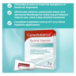 Canesbalance Bacterial Vaginosis Vaginal Gel - 7 x 5ml Applicators - Image 7