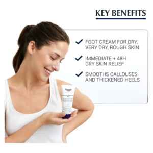 Eucerin Dry Skin UreaRepair Plus 10% Urea Foot Cream 100ml - Image 7