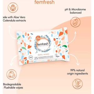 Femfresh wipes 25s - Image 3