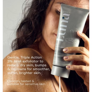 Luna Daily The Everywhere Exfoliator with AHAs for Keratosis Pilaris, Ingrowns & Smoother Skin 180ml - Image 3