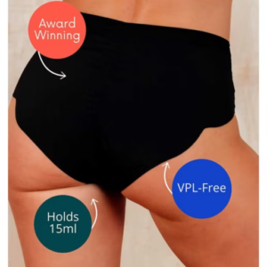 NIXI Body Susie Black 16 VPL-Free Hip Hugger Leakproof Knickers - Image 3