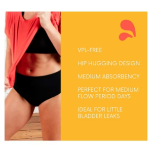 NIXI Body Susie Black 16 VPL-Free Hip Hugger Leakproof Knickers - Image 4