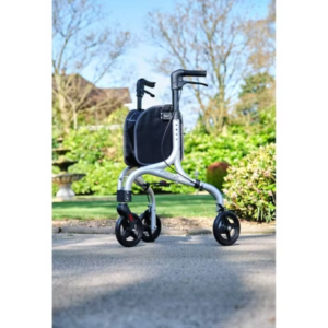 NRS Healthcare Freestyle 3 Wheel Rollator – Silver - Image 3