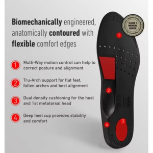 Neo G NeoThotics Pro-Expert Full Length Orthotic Insoles M Pair - size 6 - 9 - Image 3