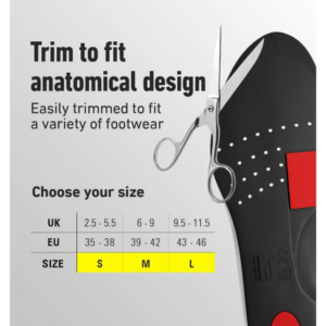 Neo G NeoThotics Pro-Expert Full Length Orthotic Insoles S Pair - size 2.5 - 5.5 - Image 5