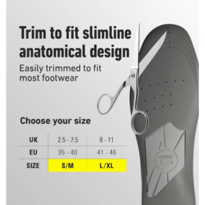 Neo G NeoThotics Pro-Flex Full Length Slimline Insoles S/M Pair - size 2.5 - 7.5 - Image 5