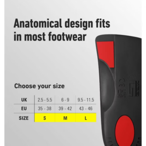Neo G NeoThotics Pro-Expert 3/4 Length Orthotic Insoles S Pair - size 2.5 - 5.5 - Image 5