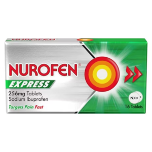 Nurofen Express Pain Relief Sodium Ibuprofen 256mg Tablets 16s - Image 3