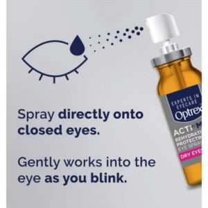 Optrex ActiMist Double Action Spray Dry Irritated Eyes - 10ml - Image 4