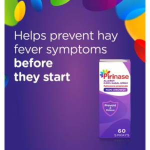 Pirinase Allergy Relief Fluticasone Propionate 0.05% Nasal Spray 120 Sprays - Image 3