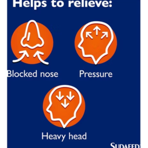 Sudafed Congestion & Headache Relief Max Strength - 16 Capsules - Image 5