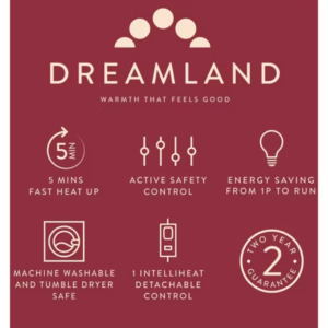 Dreamland Snuggle Up Warming Throw Pink 120X160Cm - Image 7