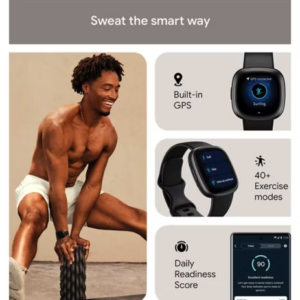 Fitbit Versa 4 Black Graphite - Image 3