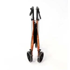 NRS Healthcare 3 Wheel Aluminium Rollator Orange - Image 4