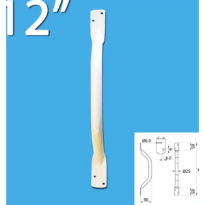 NRS Healthcare Steel Grab Rail White 455mm - Image 5