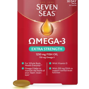 Seven Seas Omega-3 Fish Oil Extra Strength with Vitamin D 30 Capsules - Image 3