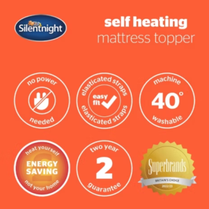 Silentnight Heat Genie Self Heating Mattress Topper Double - Image 6