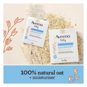 AVEENO® Baby Soothing Oat Bath Soak - 5 x 21g Sachets - Image 5