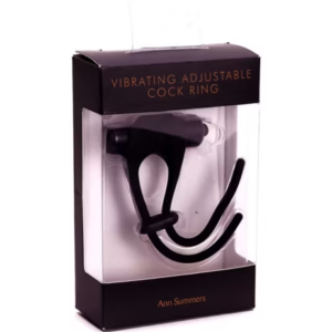 Ann Summer Vibrating Adjustable Cock Ring Black - Image 4