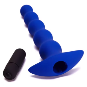 Ann Summers Silicone Vibrating Anal Beads Blue - Image 5