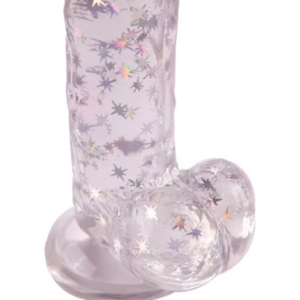 Ann Summers Silver Star Glitter Dildo Silver - Image 5