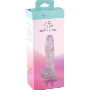 Ann Summers Silver Star Glitter Dildo Silver - Image 6