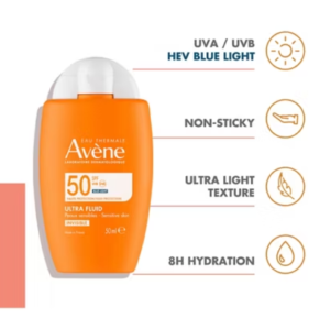 Avène Ultra Fluid Invisible SPF50 for normal to combination skin 50ml - Image 4