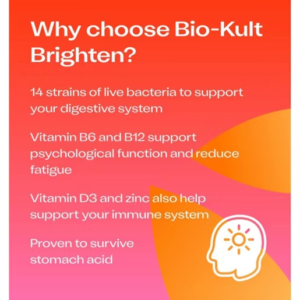 Bio-Kult Brighten Gut Supplement with Vitamin D - 60 Capsules - Image 3