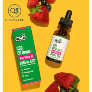 CBDfx CBD Oil 2000mg Very Berry - 30ml - Image 4