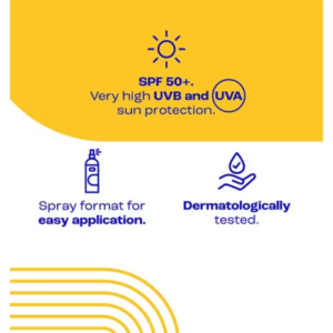 E45 Kids & Baby Sun Face & Body Spray for Sensitive Skin. Nourishing Sun Spray with very high SPF 50+ 180ml - Image 4