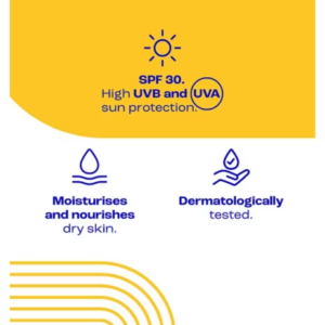 E45 Sun Body Cream Spray for Sensitive Skin. Hydrating Sun Spray with very high UVA and UVB protection and SPF 30 180ml - Image 4