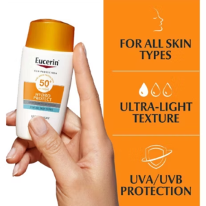 Eucerin Sun Face Hydro Protect Ultra-Light Fluid SPF 50+ 50ml - Image 3
