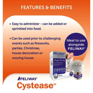 Feliway Cystease Urinary Tract Support Capsules For Cats - 30 Capsules - Image 6