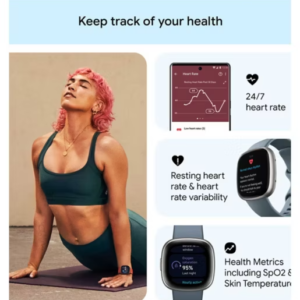 Fitbit Versa 4 Waterfall Blue - Image 5