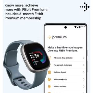 Fitbit Versa 4 Waterfall Blue - Image 6