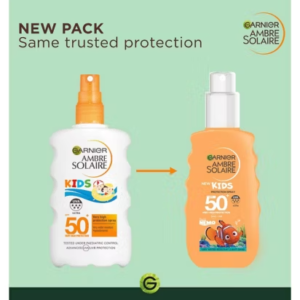 Garnier Ambre Solaire Kids Classic Spray Sun Cream SPF50 150ml - Image 4