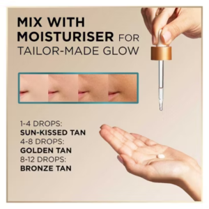 Garnier Glow & Protect Duo: Natural Bronzer Self-Tan Drops (30ml) & Ambre Solaire Vitamin C Facial SPF50+ Fluid (40ml) - Image 6