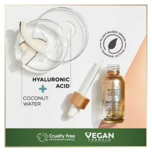 Garnier Glow & Protect Duo: Natural Bronzer Self-Tan Drops (30ml) & Ambre Solaire Vitamin C Facial SPF50+ Fluid (40ml) - Image 7