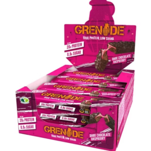 Grenade Carb Killa High Protein Bar Dark Chocolate Raspberry - 60g x 12 Bars - Image 3