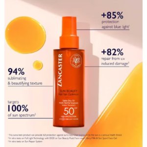 Lancaster Sun Beauty Satin Dry Oil SPF50 150ml - Image 3
