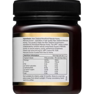 Manuka Doctor UMF 12+ MGO 350+ 250g Manuka Honey - Image 4