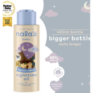 Nala's Baby Nightime Oil Vanilla Cloud 400ml - Image 3